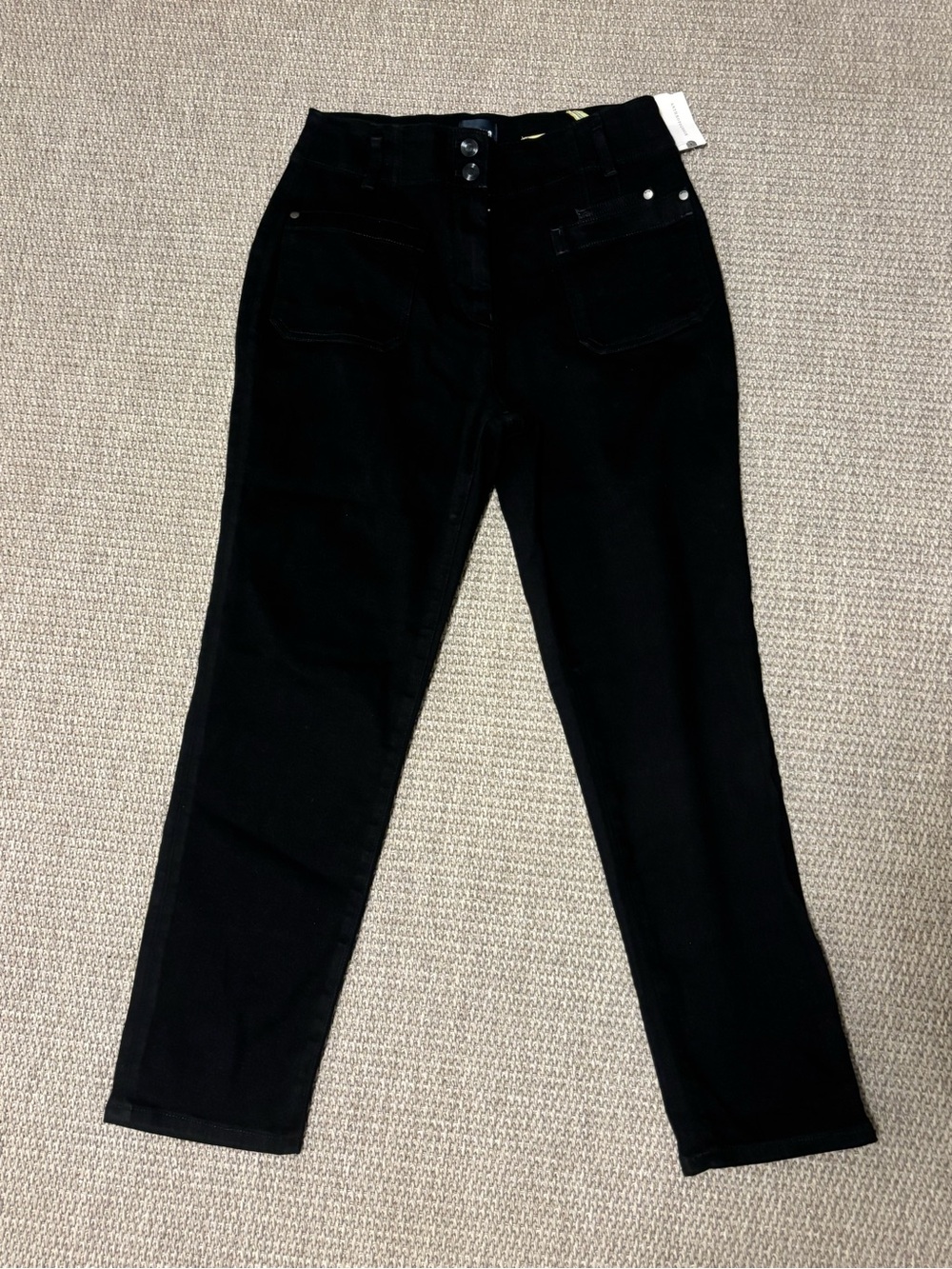 NWT Maeve June High-Rise Slim Black Jeans